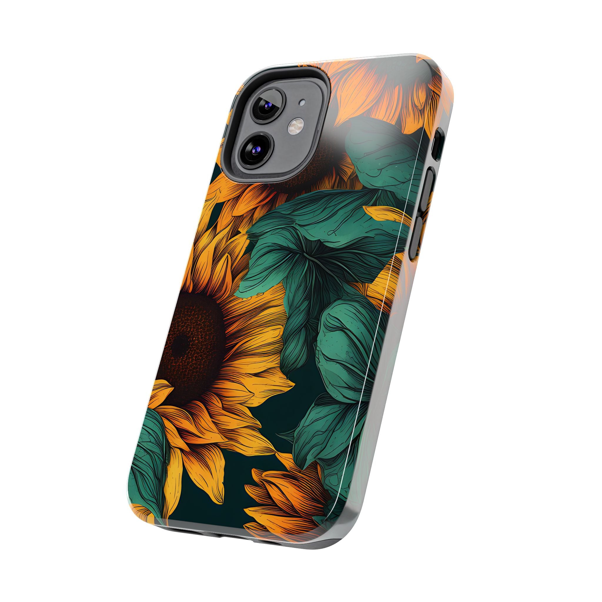 Dark Sunflower Phone Case (Apple & Android)