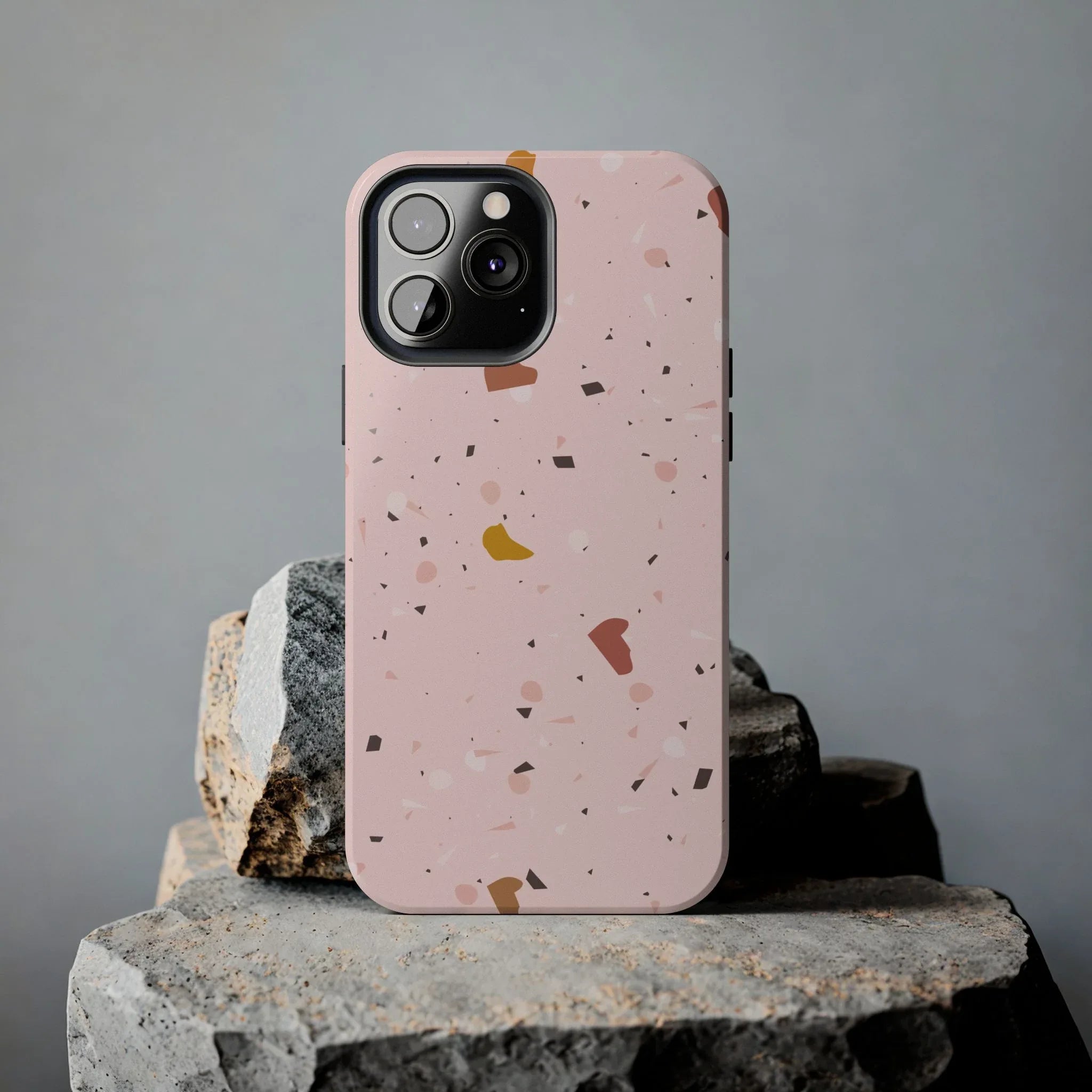 Pink Terrazzo Phone Case (Apple & Android) - Pink Sweetheart