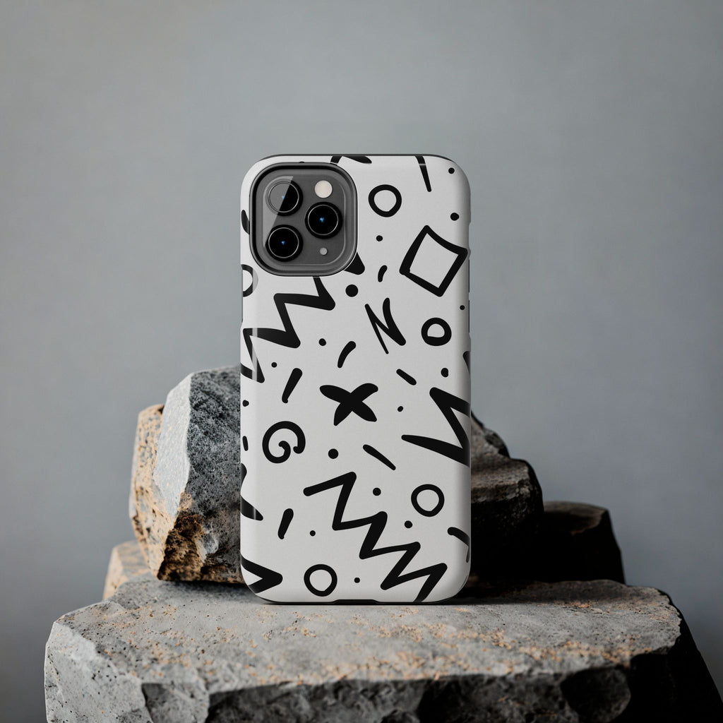 Abstract Memphis Pattern Phone Case (Apple & Android)