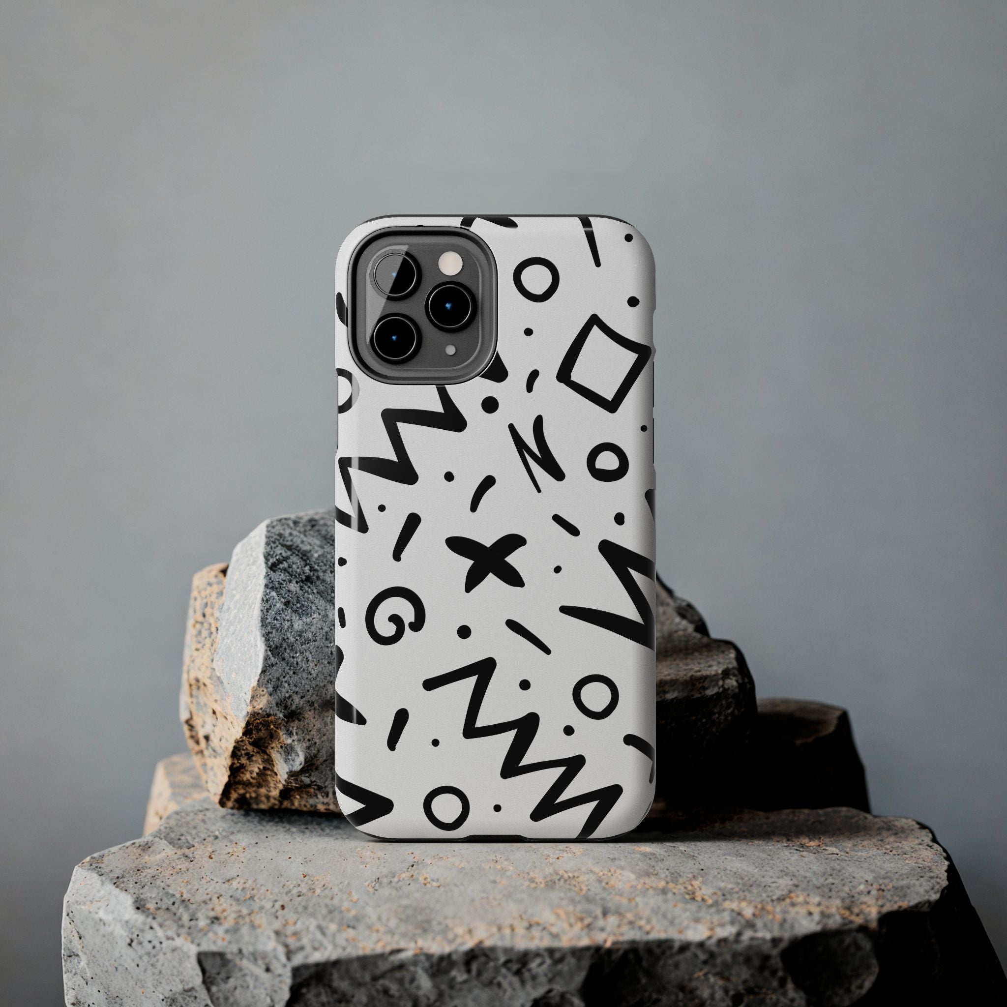 Abstract Memphis Pattern Phone Case (Apple & Android)