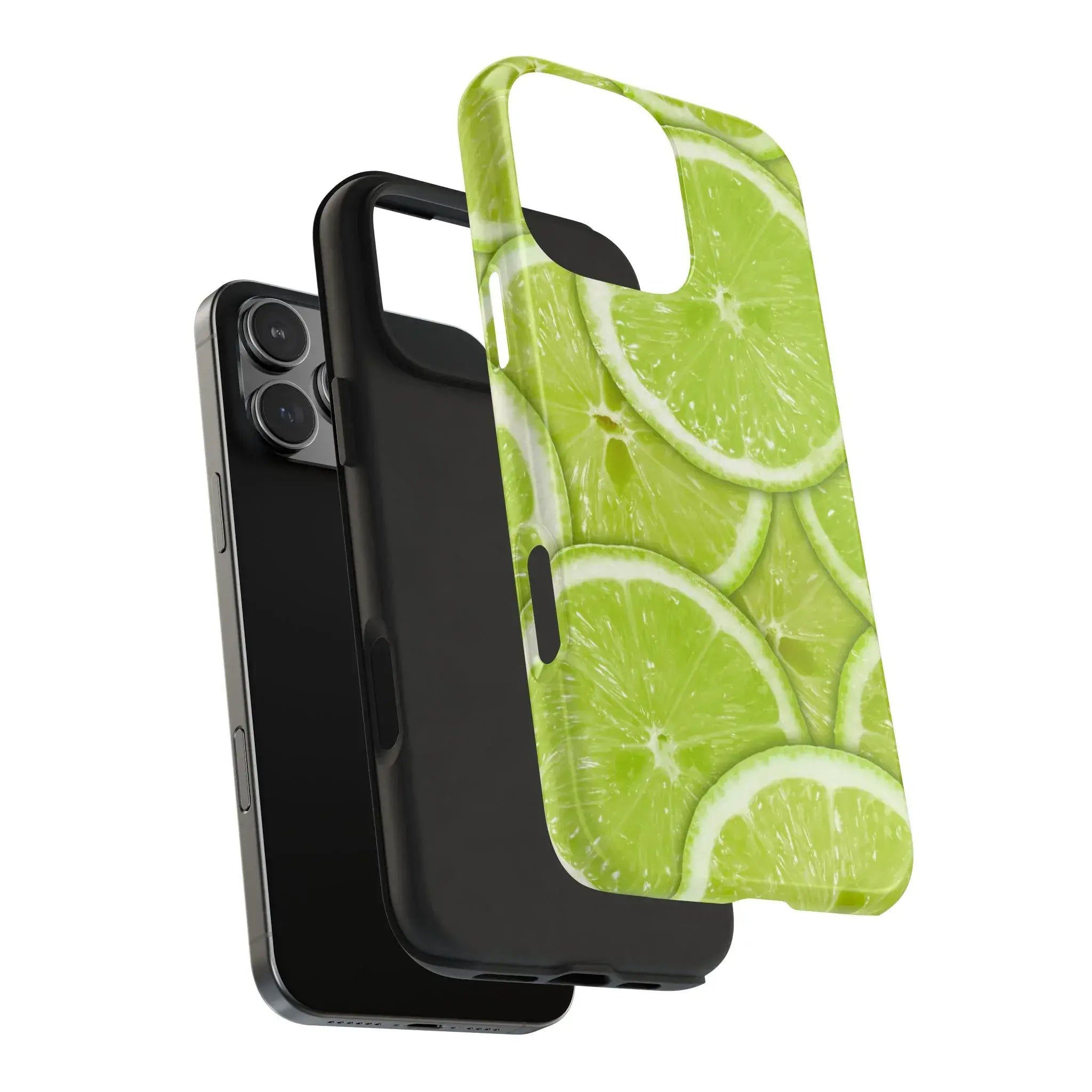 Green Citrus Lime Phone Case (Apple & Android) - Pink Sweetheart
