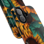 Dark Sunflower Phone Case (Apple & Android)