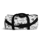 Black and White Christmas Duffel Bag