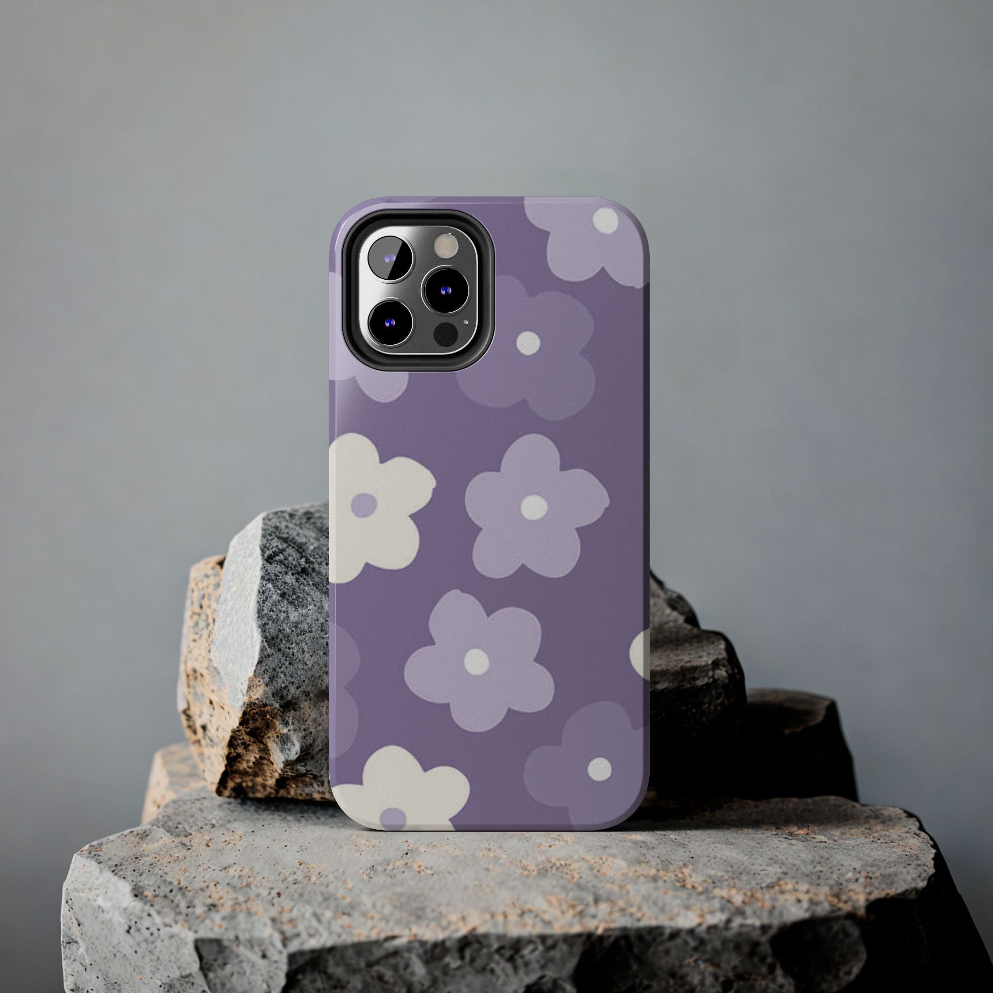 Pastel Purple Flowers Phone Case (Apple & Android)