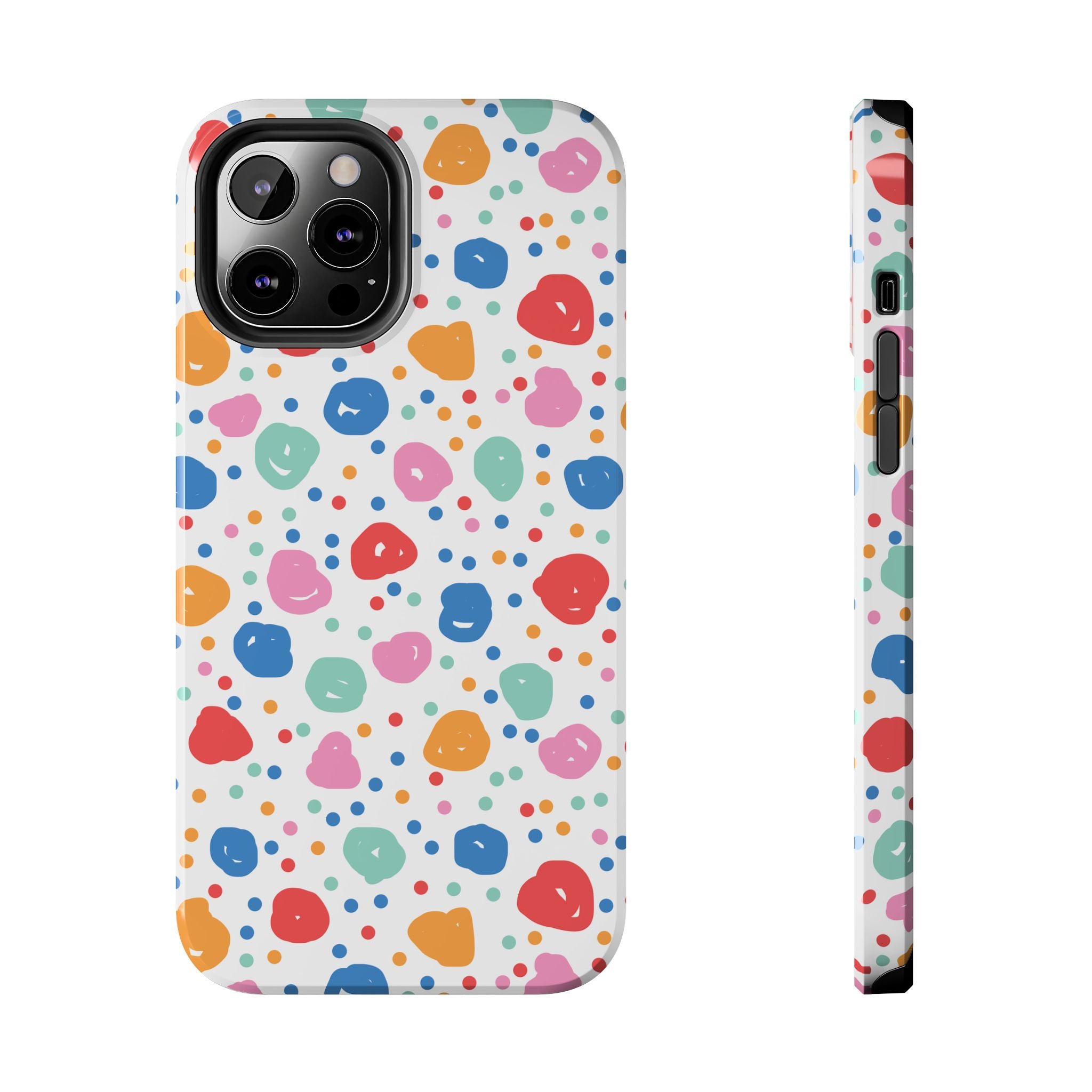 Seamless Hand Drawn Polka Phone Case (Apple & Android)