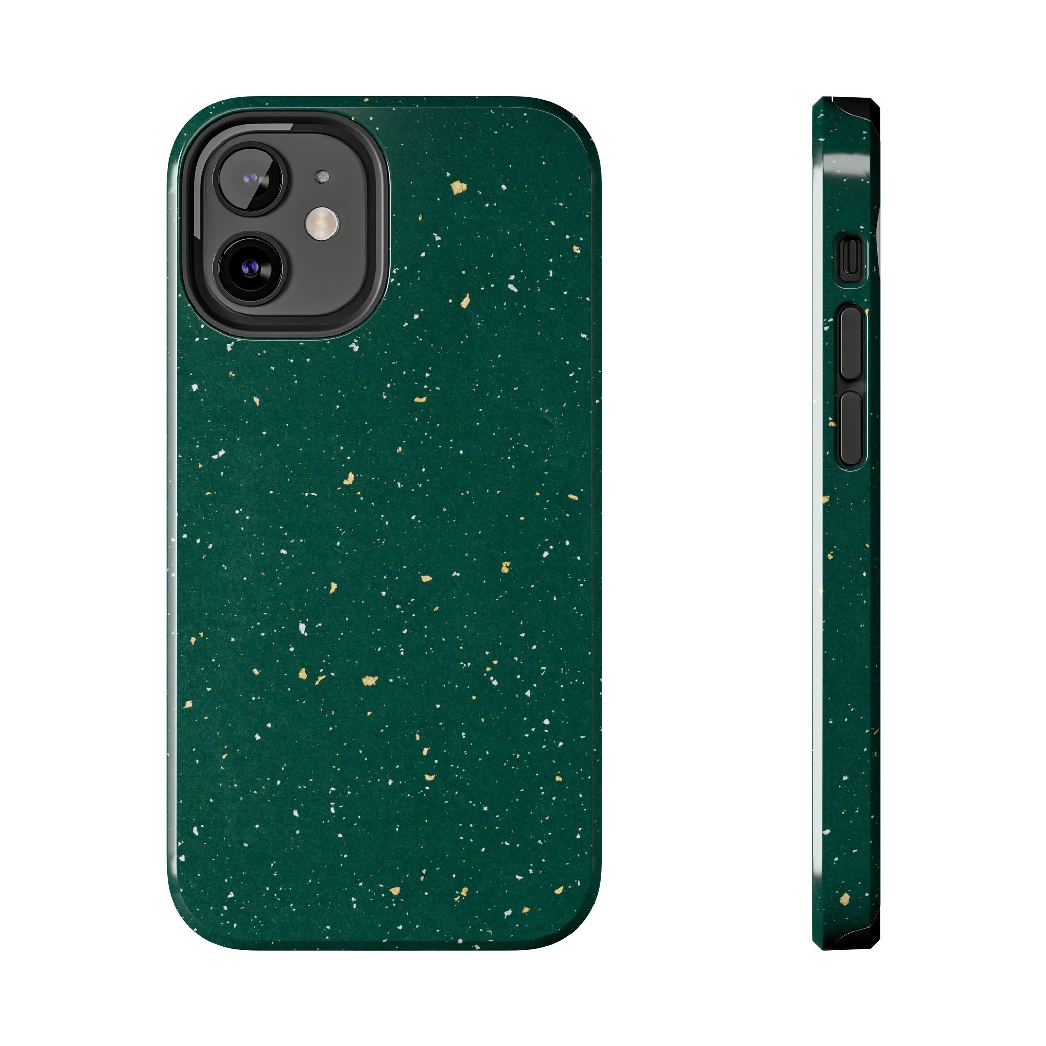 Emerald Gold Flecked Phone Case (Apple & Android)
