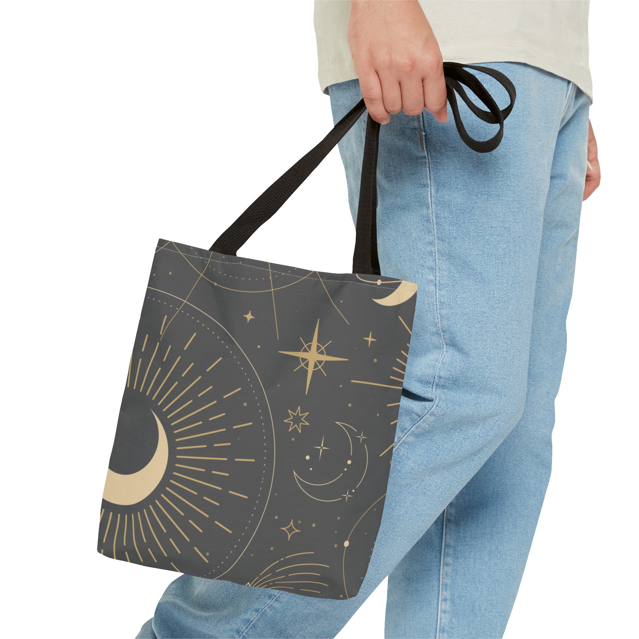 Sun & Moon Abstract Tote Bag
