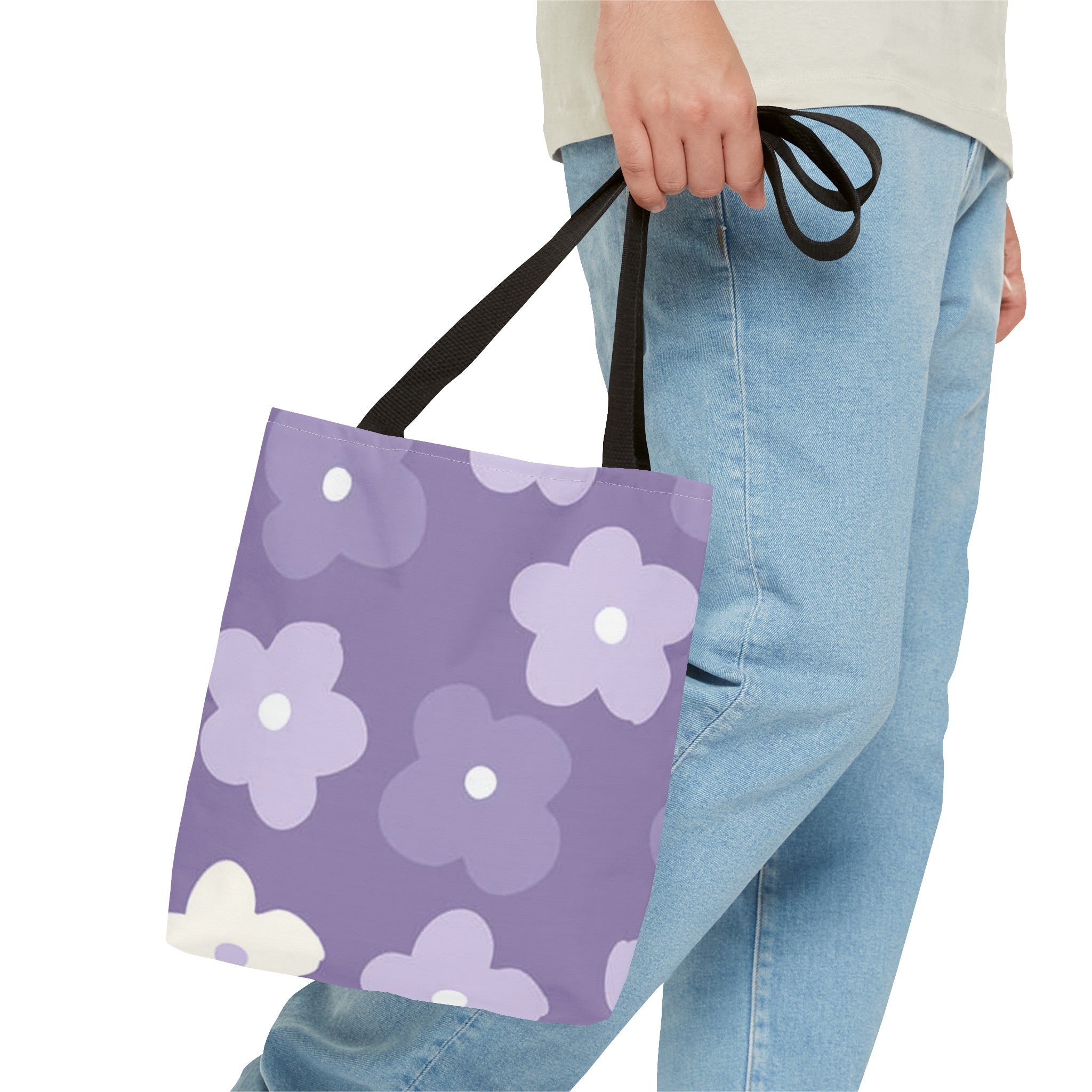 Pretty Purple Flowers Tote Bag