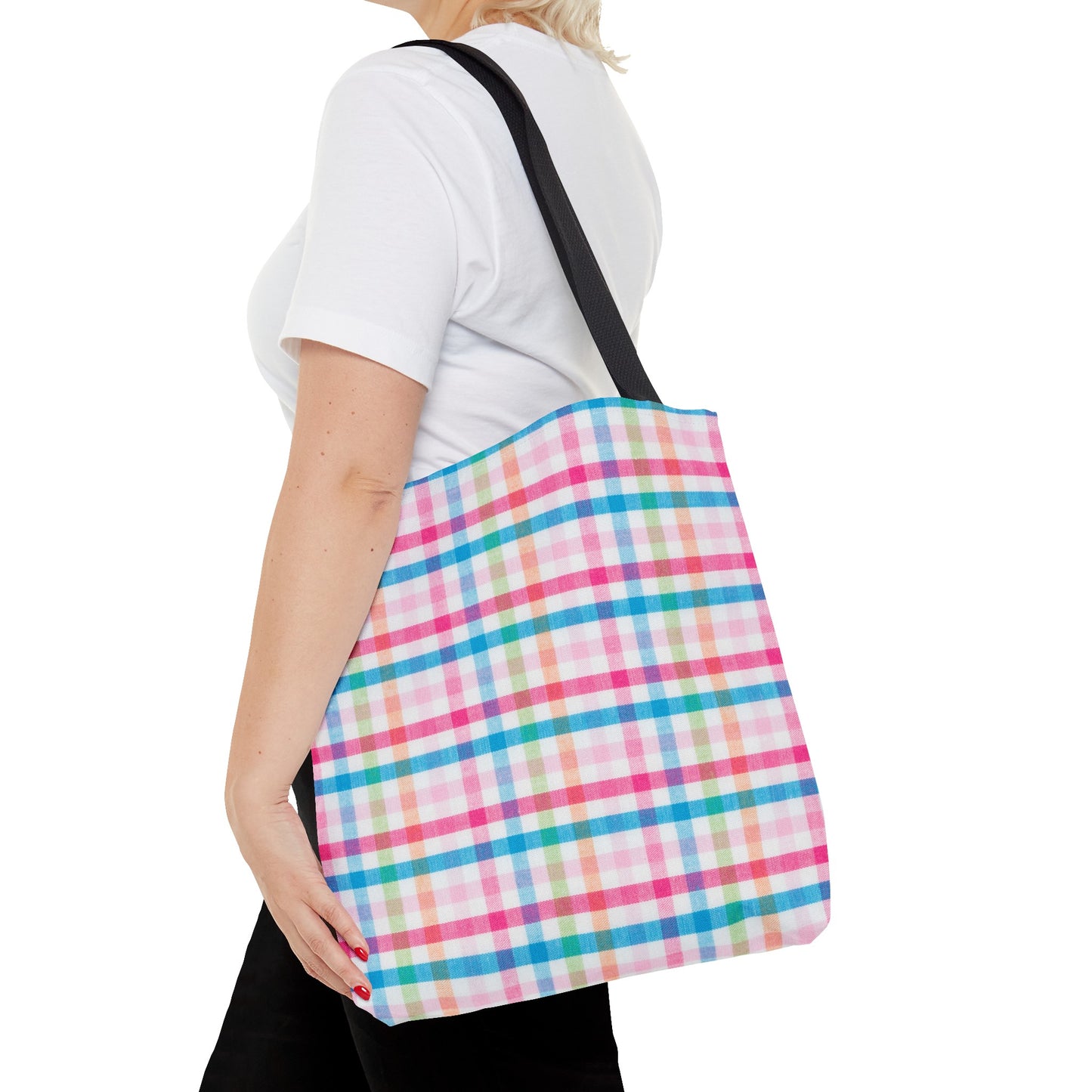 Colorful Rainbow Lines Tote Bag