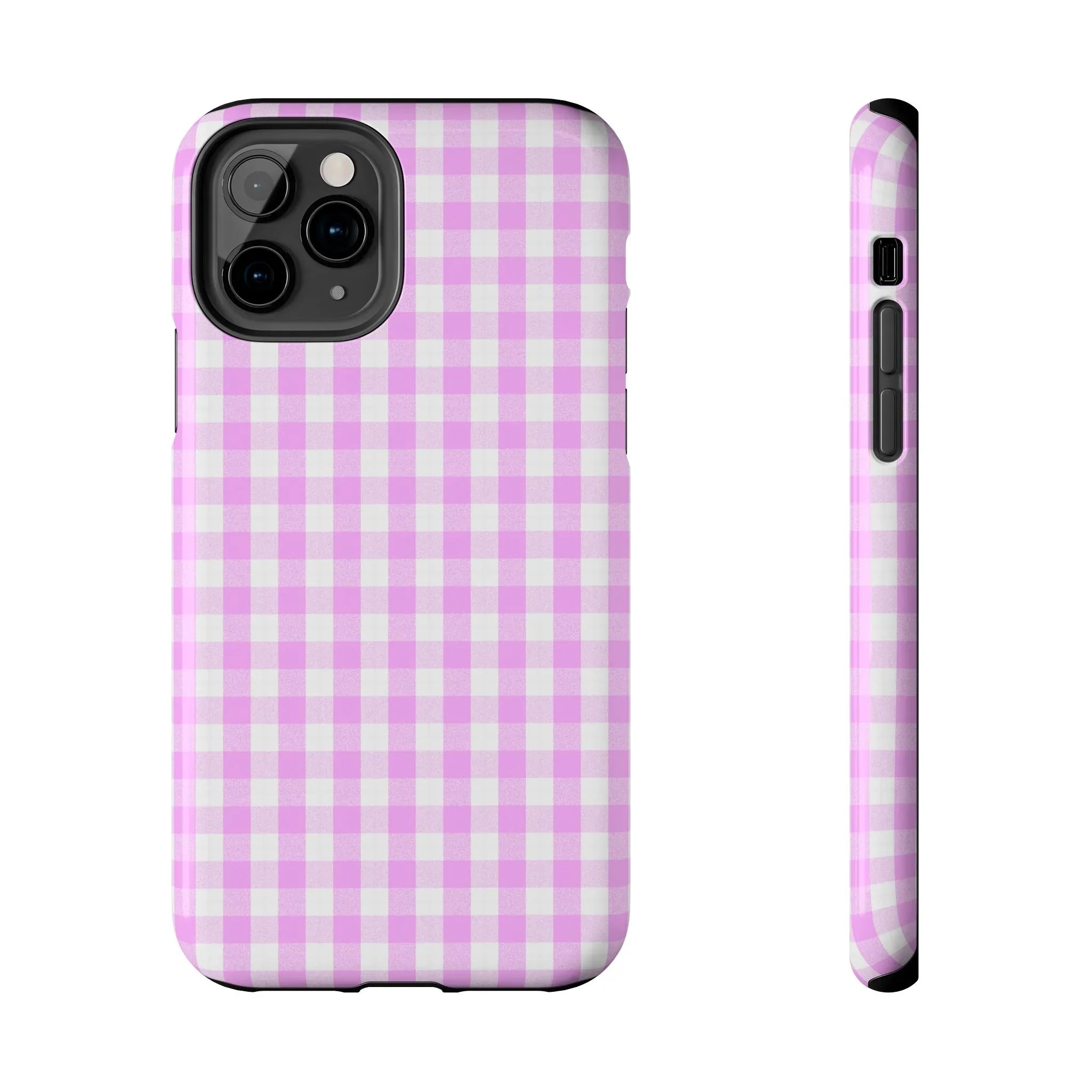 Pink Gingham Phone Case (Apple & Android) - Pink Sweetheart