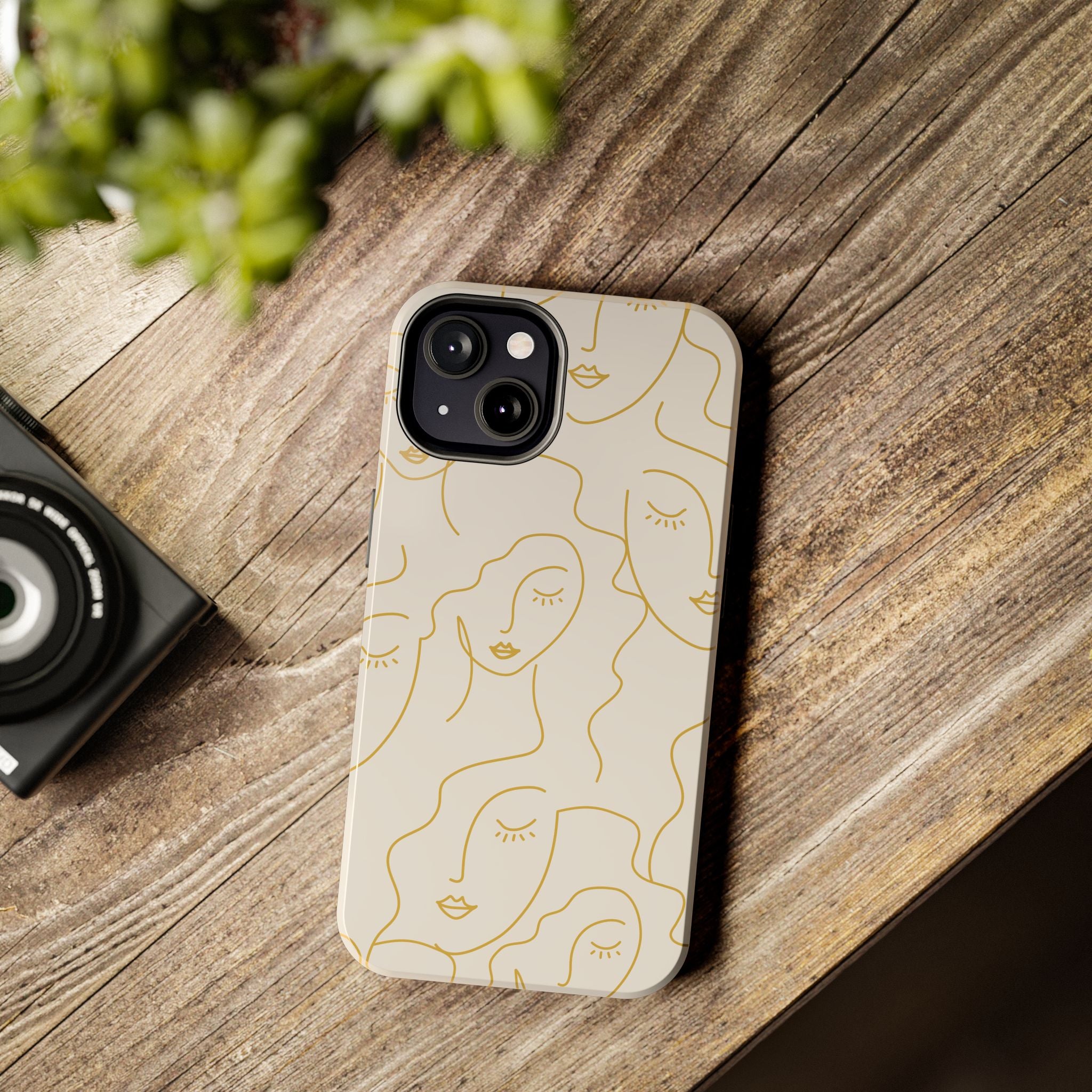 Minimalist Woman Phone Case (Apple & Android)