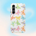 Busy Butterflies Phone Case (Apple & Android) - Pink Sweetheart