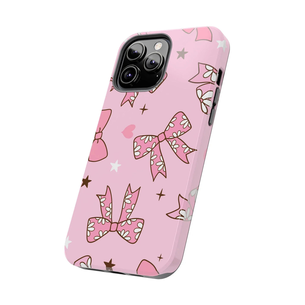Pretty Pink Bows Phone Case (Apple & Android) - Pink Sweetheart