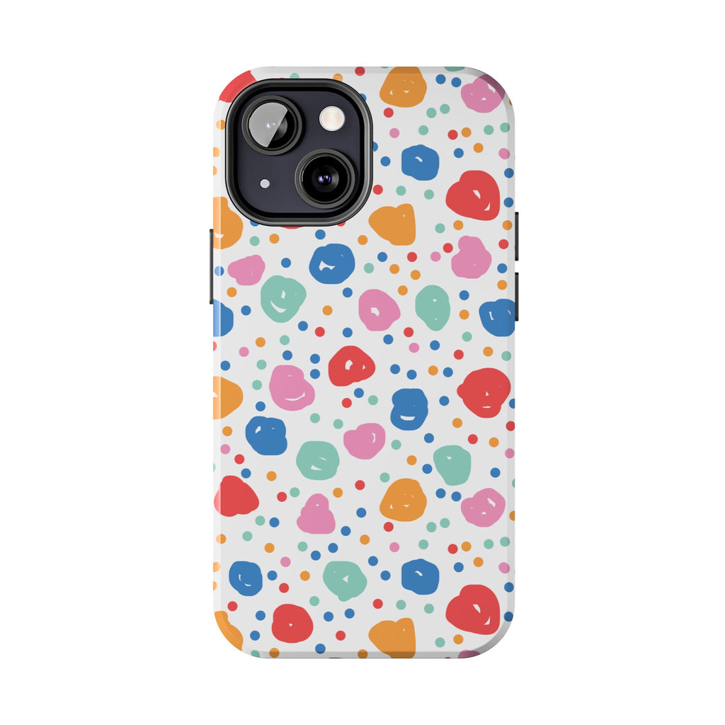Seamless Hand Drawn Polka Phone Case (Apple & Android)