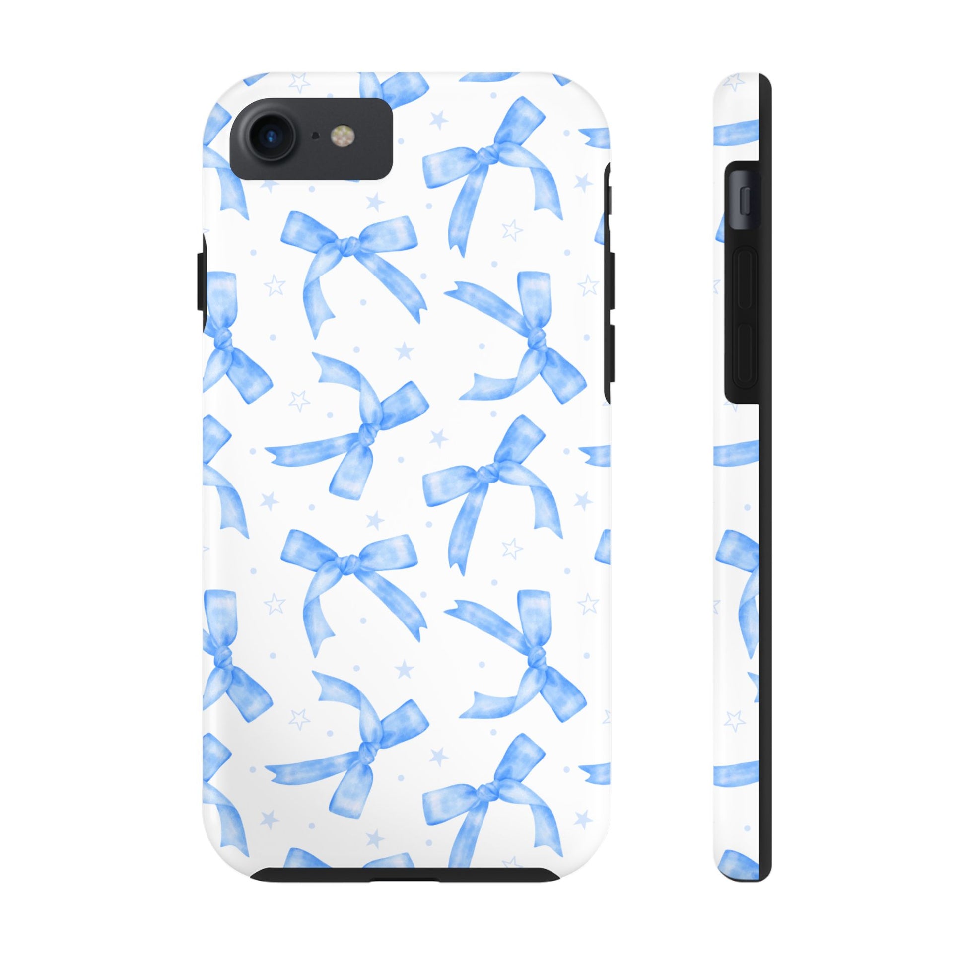 Lacey Baby Blue Ribbons Phone Case (Apple & Android)