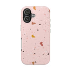 Pink Terrazzo Phone Case (Apple & Android) - Pink Sweetheart