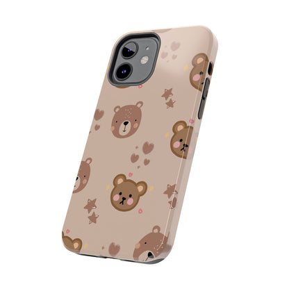 Boho Brown Bear Phone Case