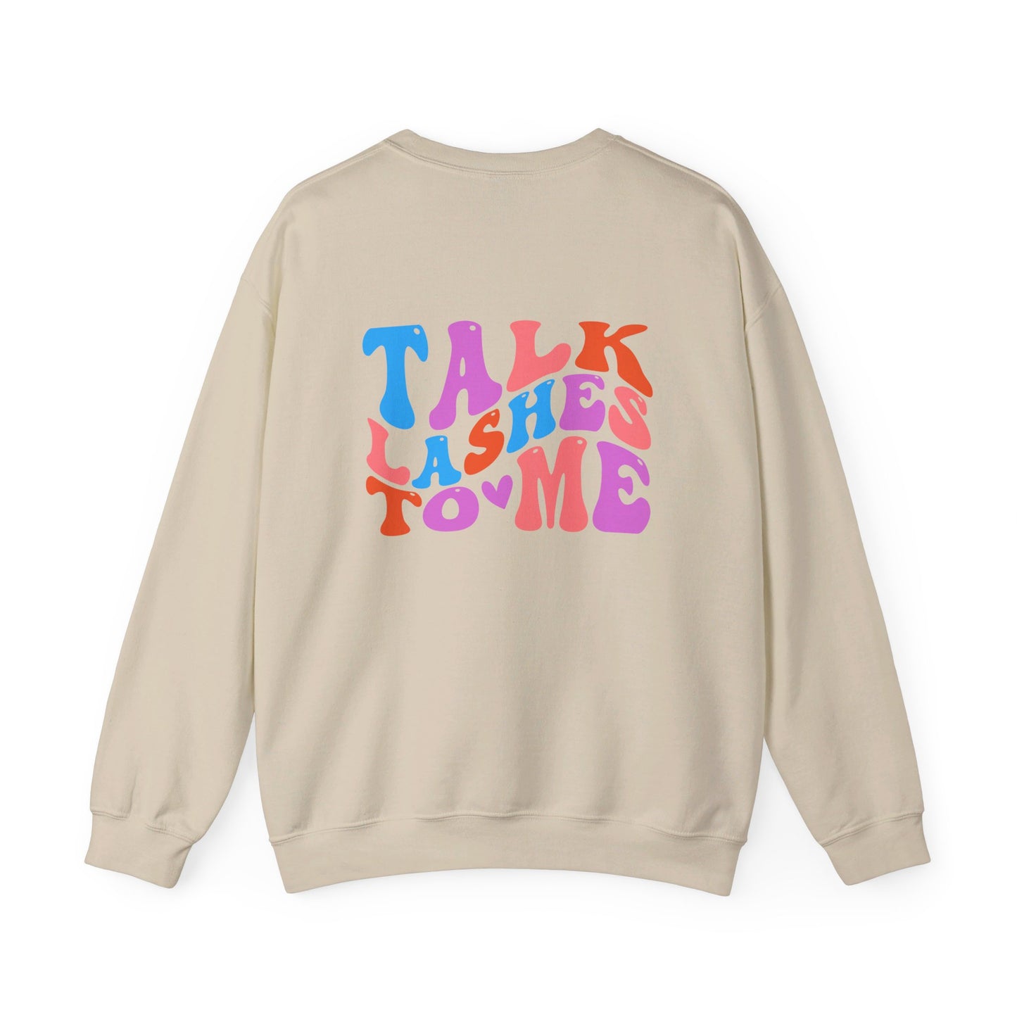 Talk Lashes to Me Unisex Heavy Blend™ Crewneck Sweatshirt