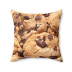 Chunky Chocolate Chip Cookies Square Pillow