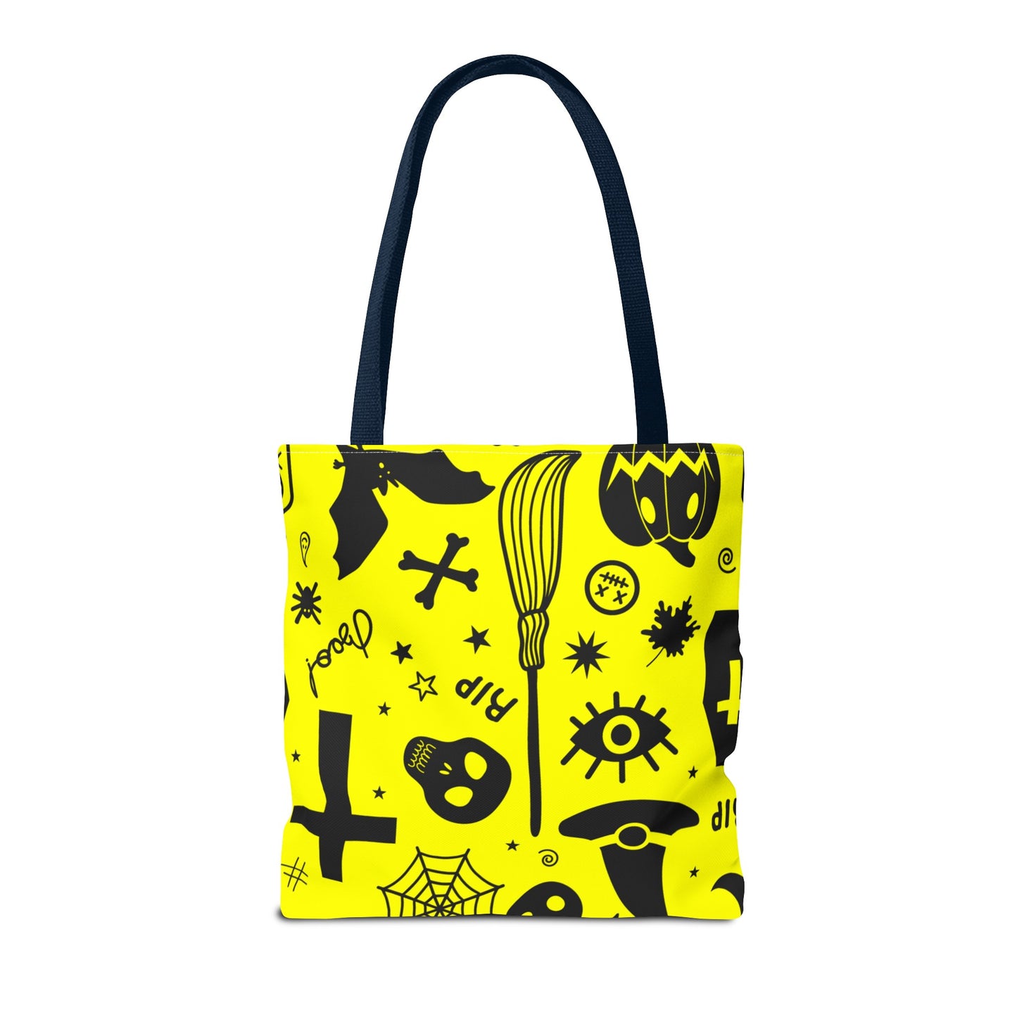 Spooky Neon Halloween Tote Bag