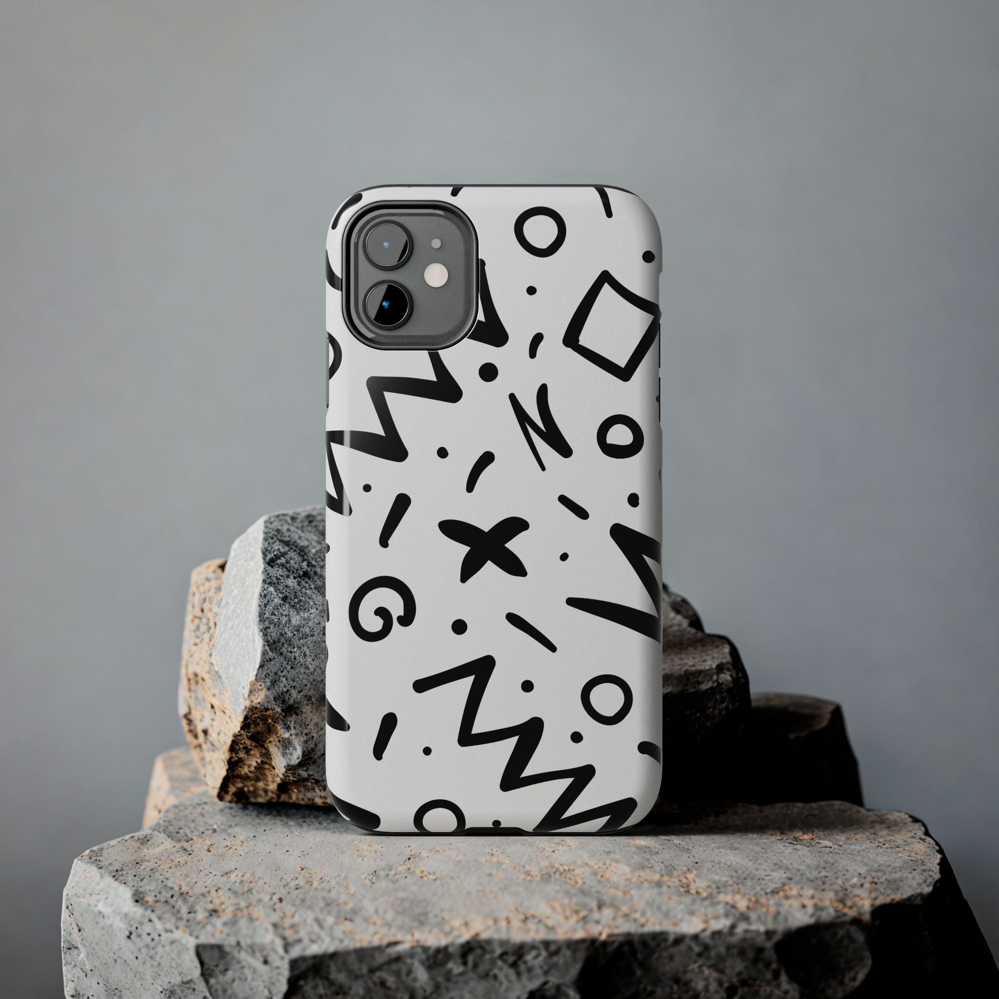 Abstract Memphis Pattern Phone Case (Apple & Android)