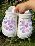 Pink Amethyst Dream Clog Charms Set