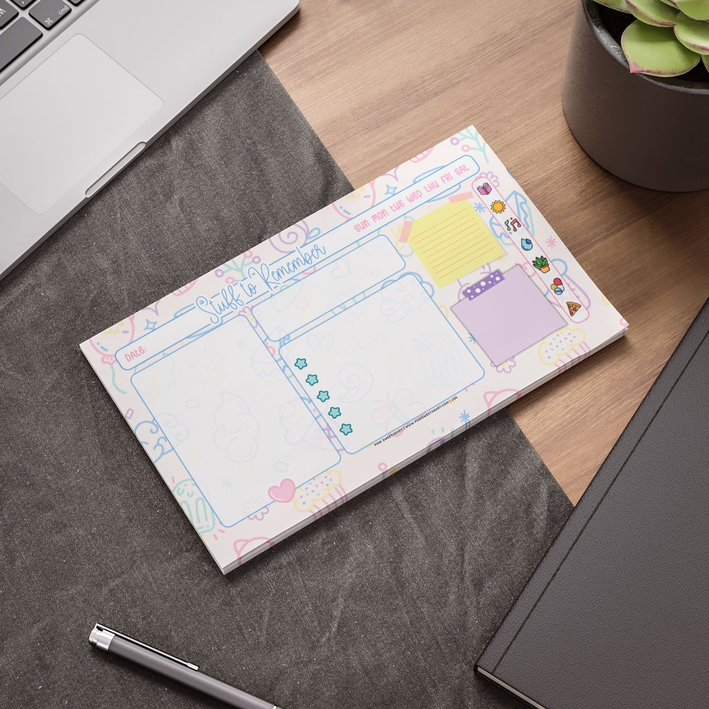 Sweet Doodles Sticky Note Pad