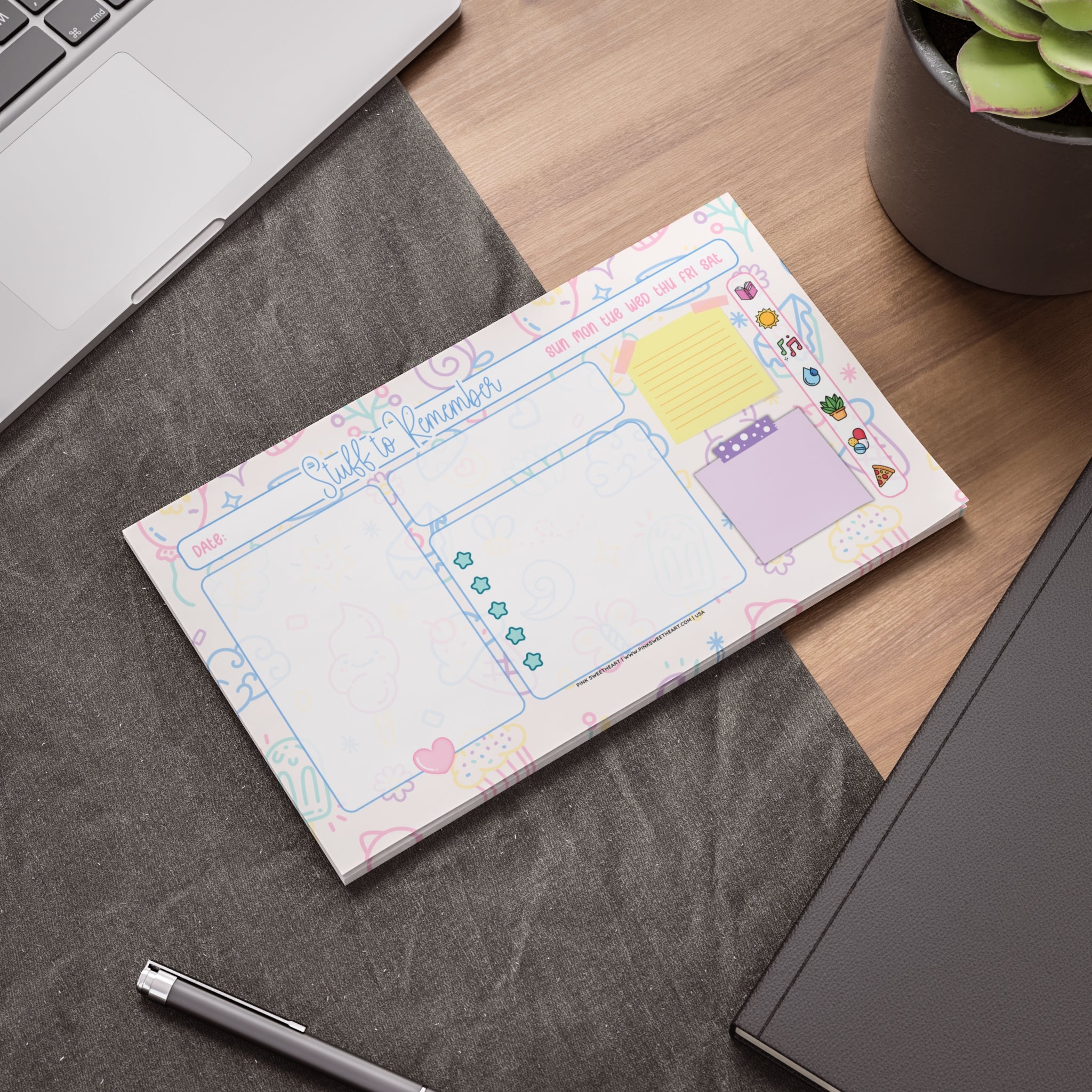 Sweet Doodles Sticky Note Pad