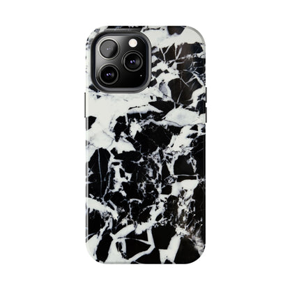 Black & White Shattered Phone Case