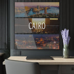 Cairo Skyline Acrylic Prints (Triptych)
