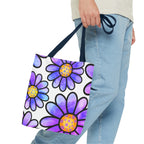 Purple Florals Tote Bag