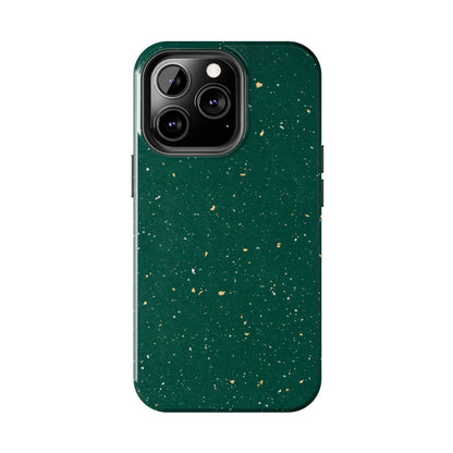 Emerald Gold Flecked Phone Case