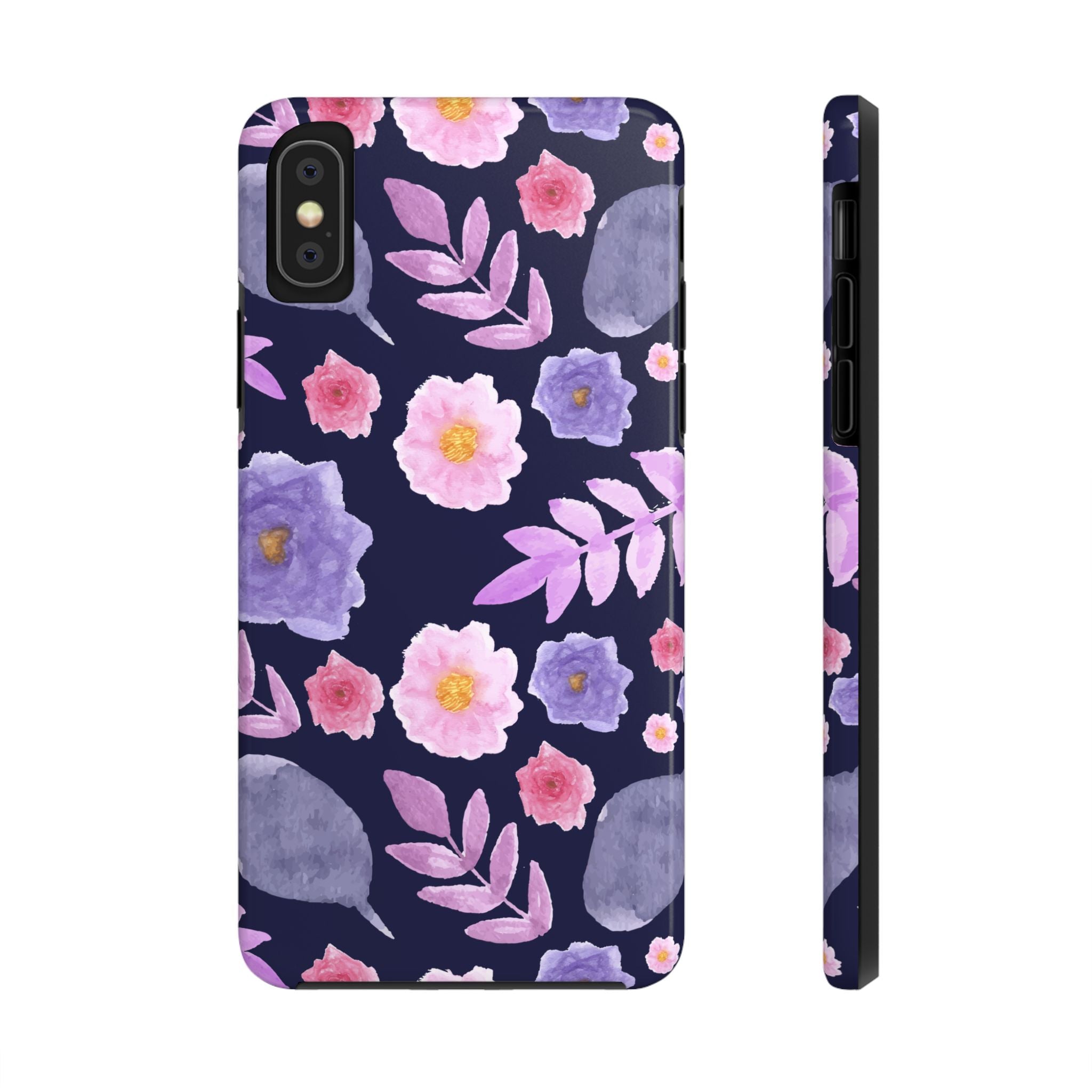 Purple Florals Phone Case (Apple & Android)