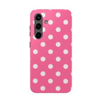 Pink Polka Dot Phone Case (Apple & Android)