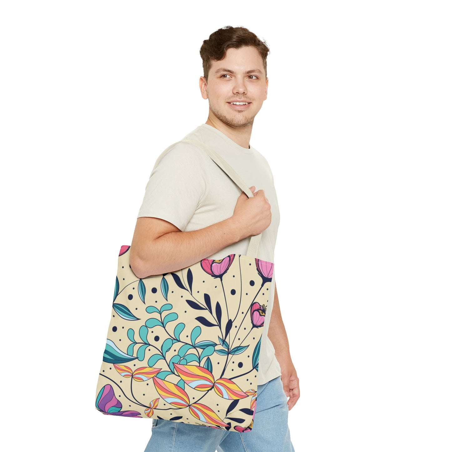 Florals in Spring Tote Bag