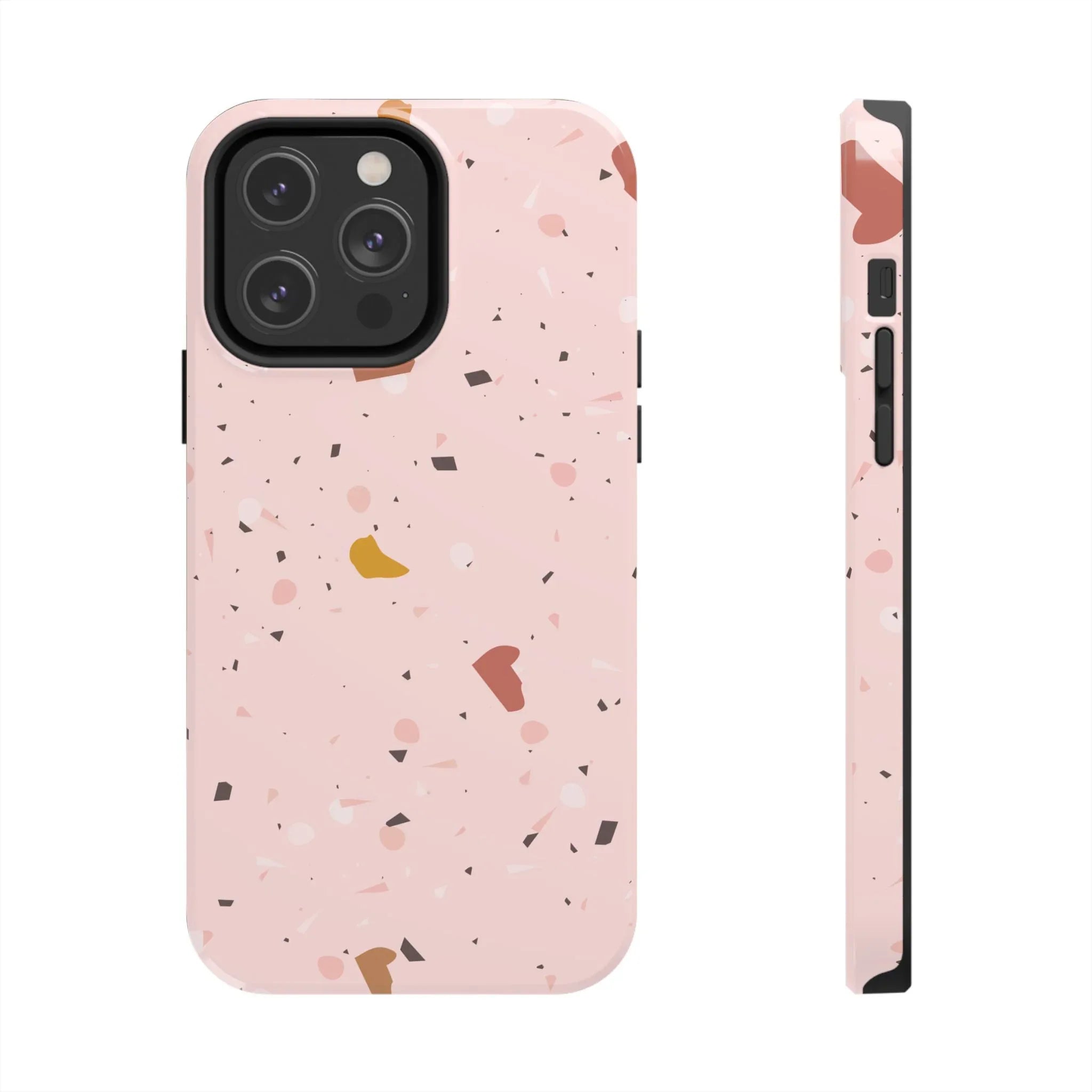 Pink Terrazzo Phone Case (Apple & Android) - Pink Sweetheart