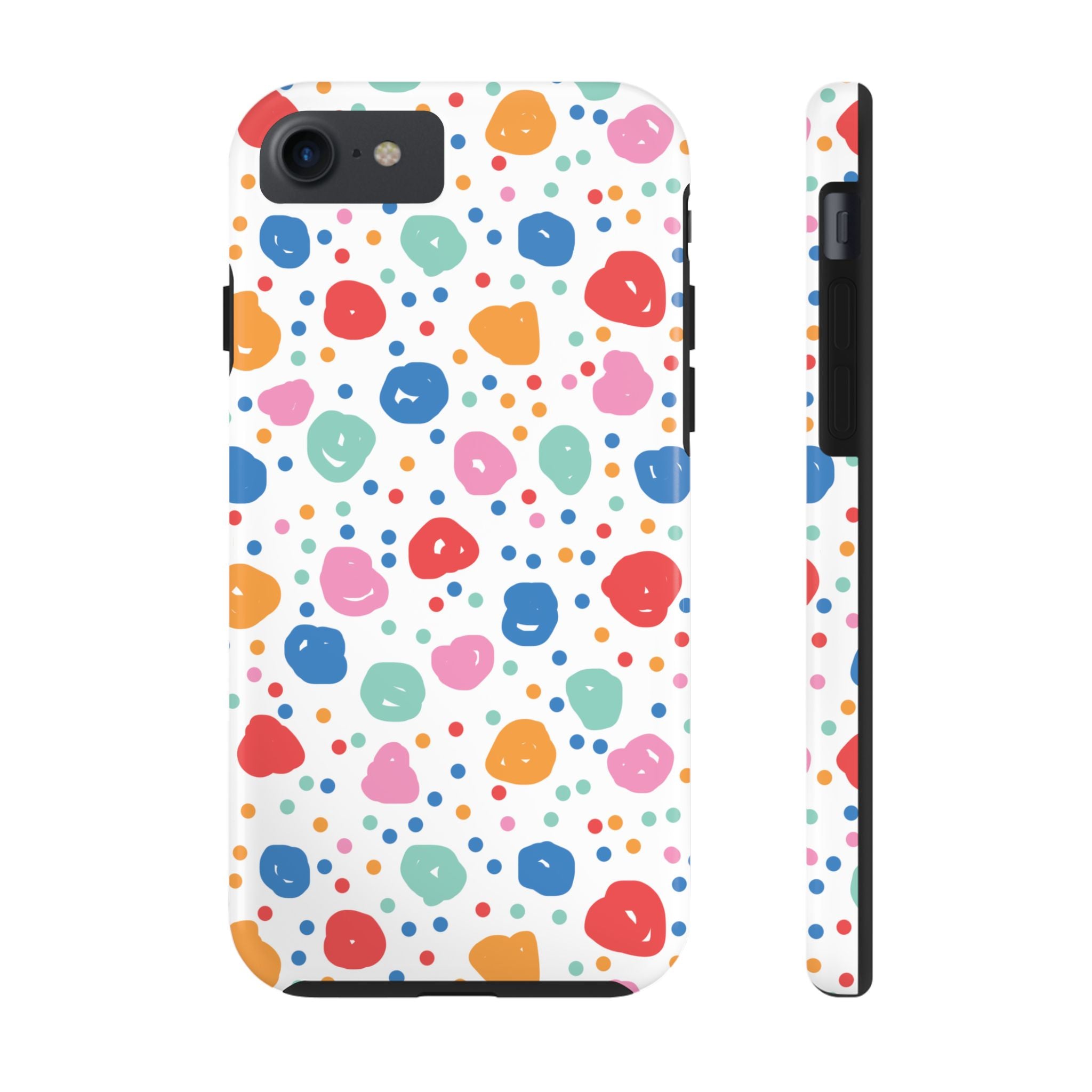 Seamless Hand Drawn Polka Phone Case (Apple & Android)