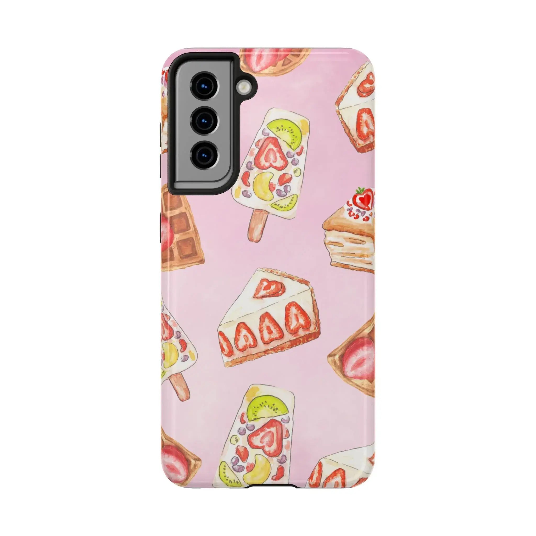 Tasty Pastry Treats Phone Case (Apple & Android) - Pink Sweetheart