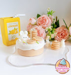 Cute Bunny Vanilla Pancake Mini Dessert Candle