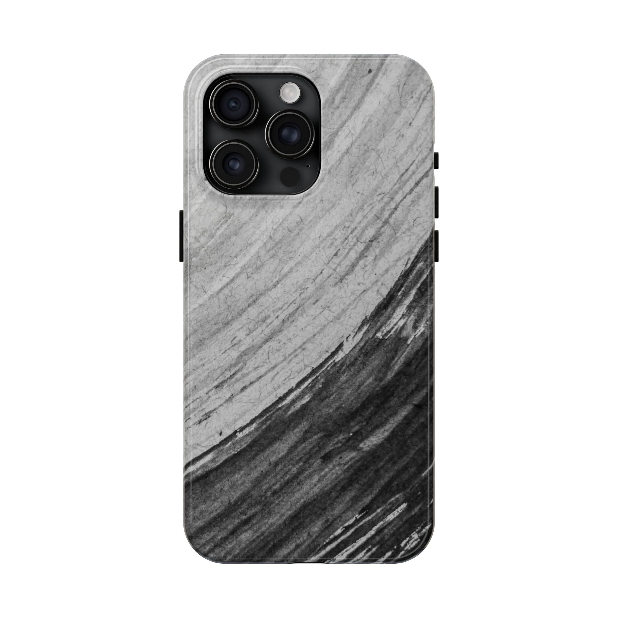 Black & Gray Phone Case (Apple & Android)