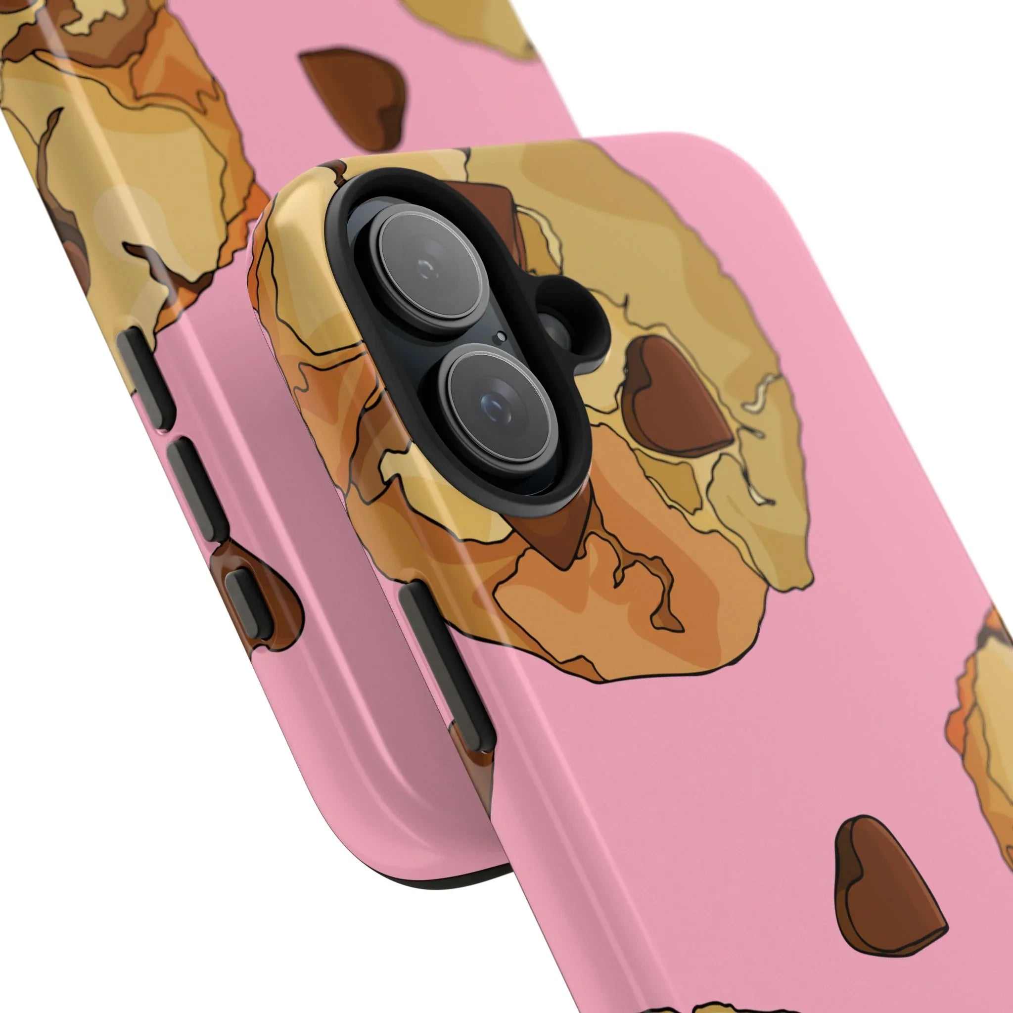 Chocolate Chip Cookies Phone Case (Apple & Android) - Pink Sweetheart