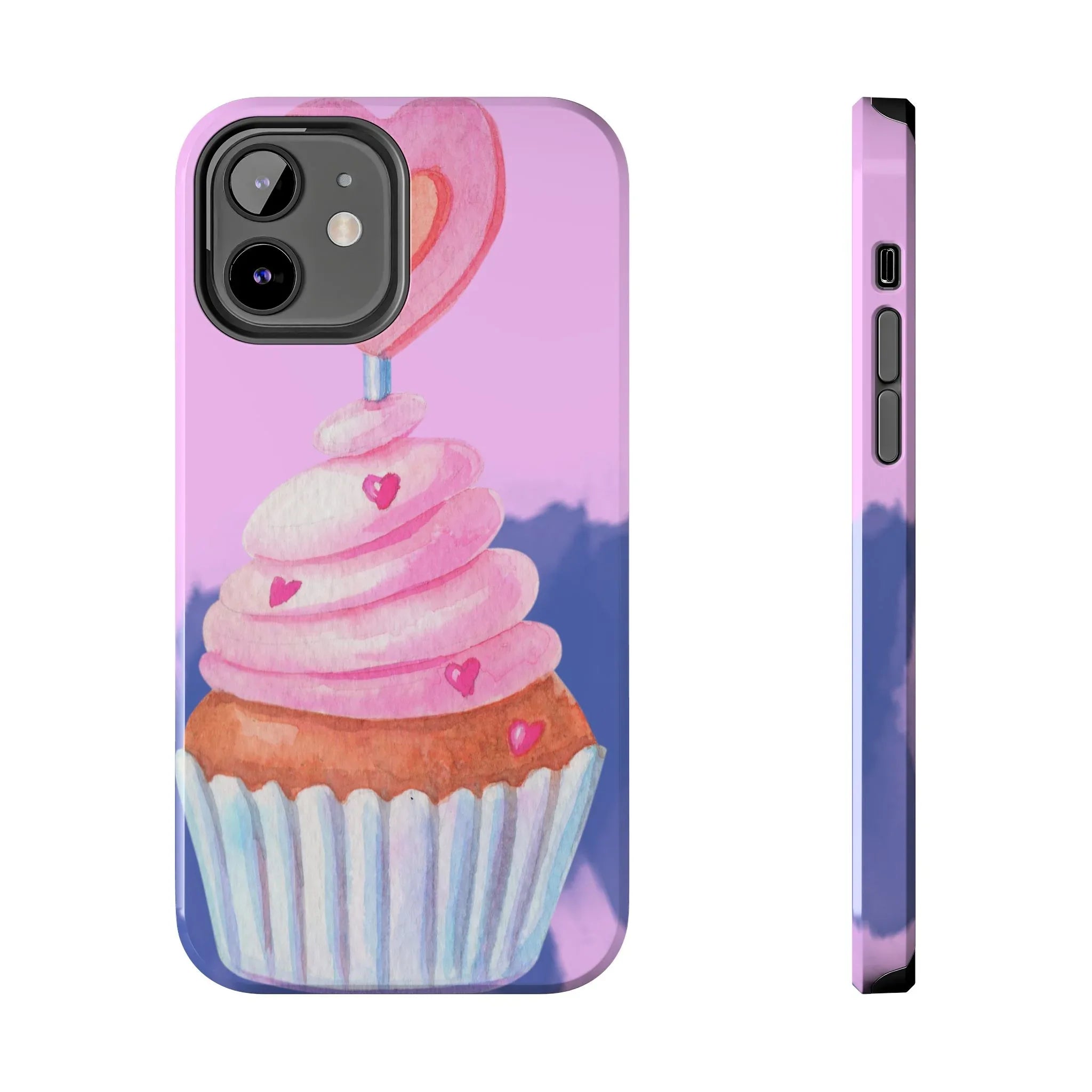 Cutie Cupcake Phone Case (Apple & Android) - Pink Sweetheart