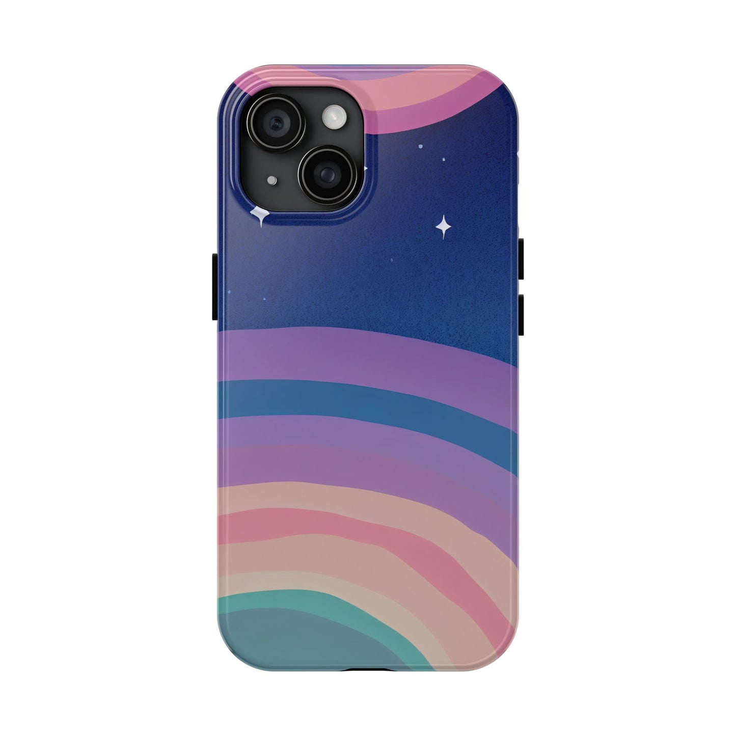 Midnight Rainbows Phone Case