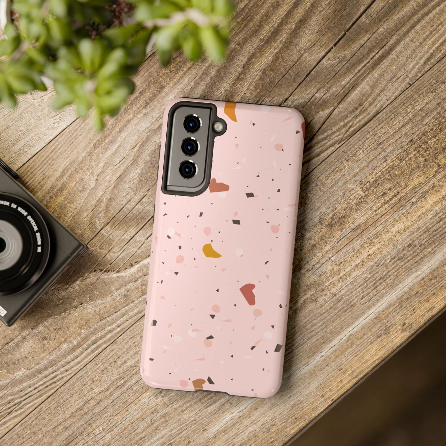 Pink Terrazzo Phone Case