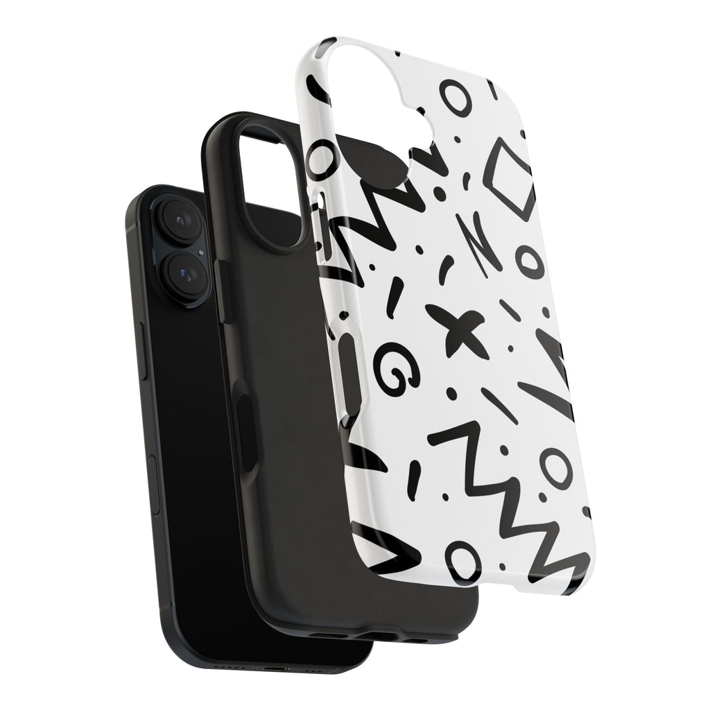 Abstract Memphis Pattern Phone Case (Apple & Android)