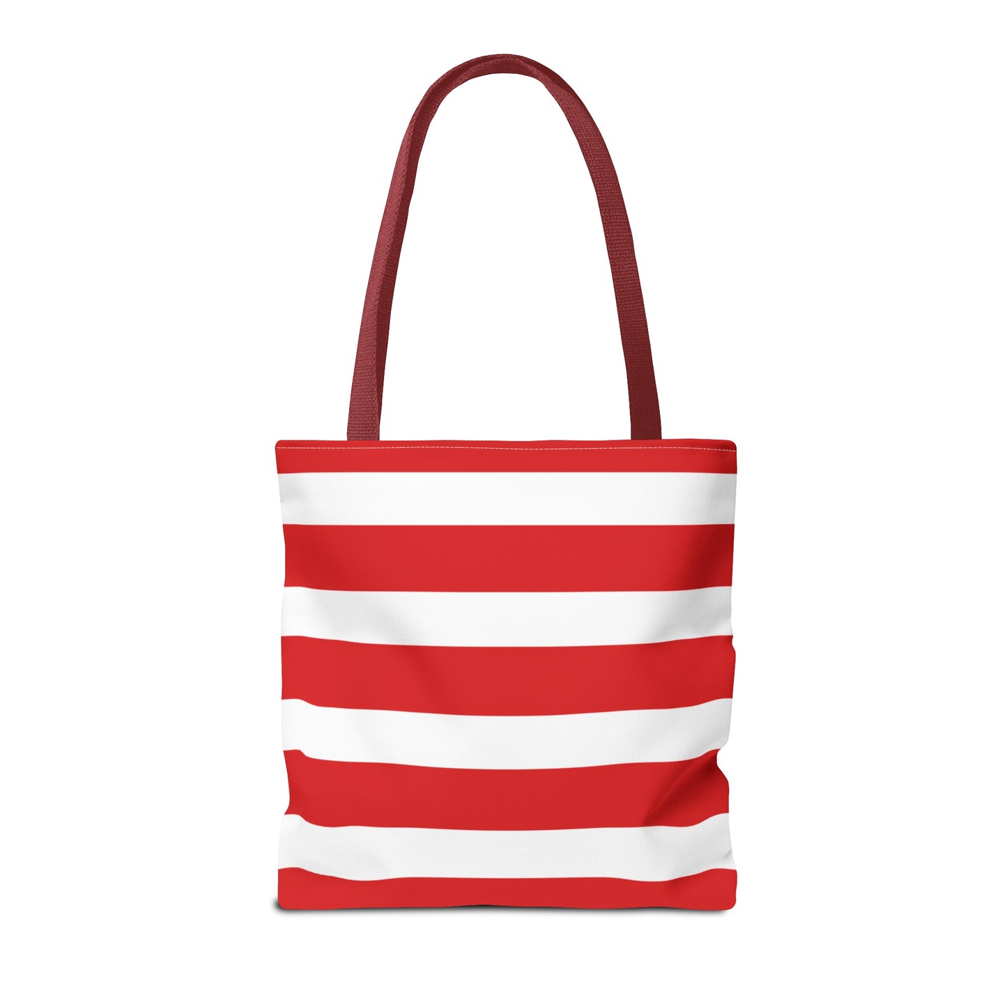 Red & White Peppermint Tote Bag