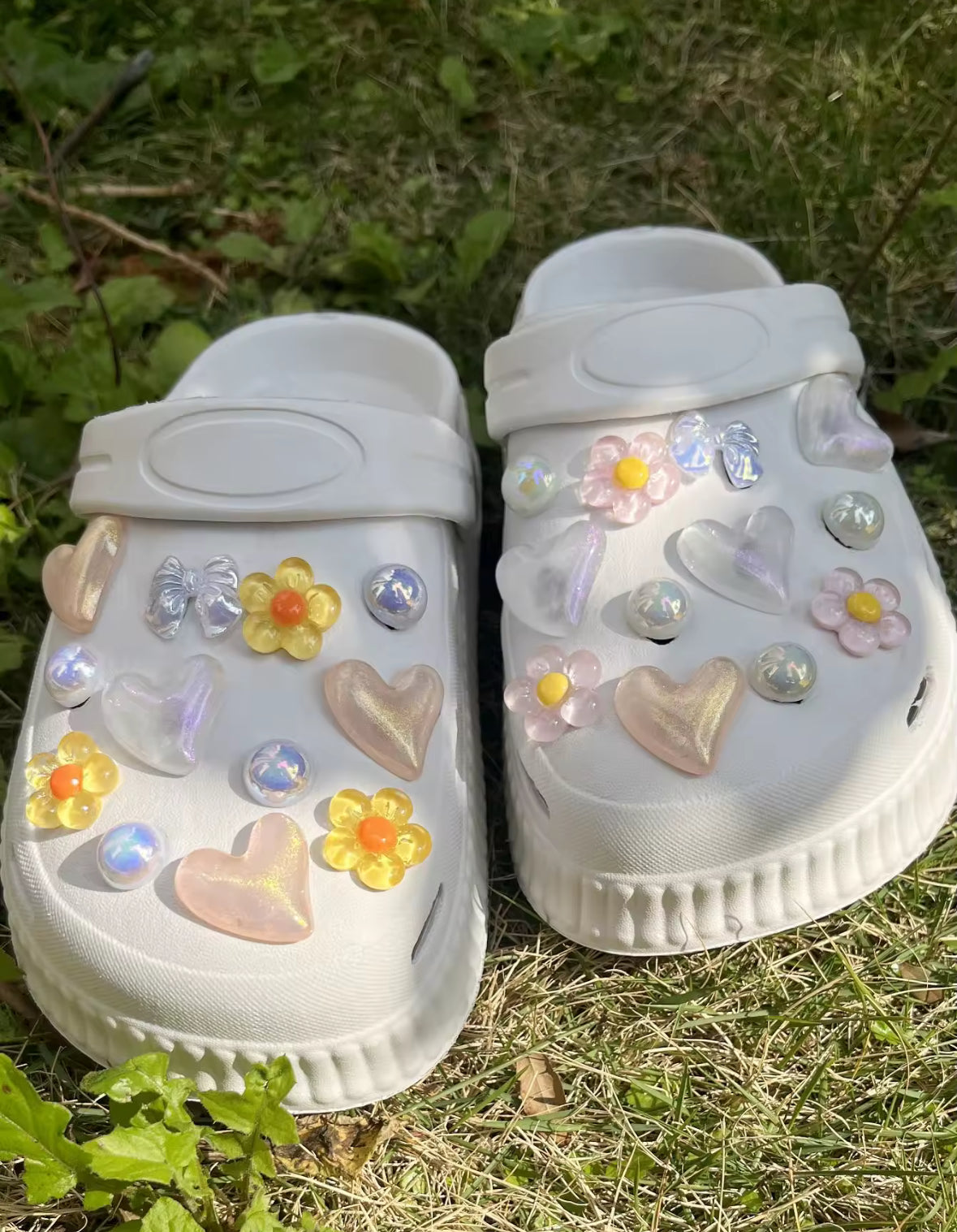 Twilight Honey Shimmer Clog Charms Set