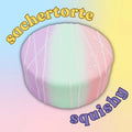 Pastel Sachertorte Cake Jumbo Scented Squishy - Pink Sweetheart