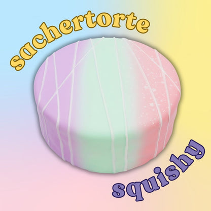 Pastel Sachertorte Cake Jumbo Scented Squishy