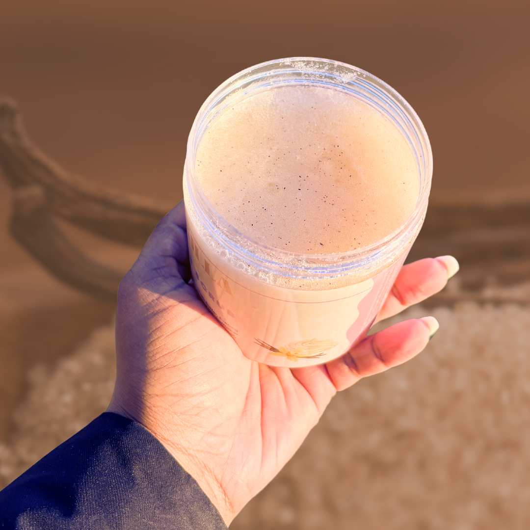 Cozy Vanilla Cream Slushie Sugar Scrub
